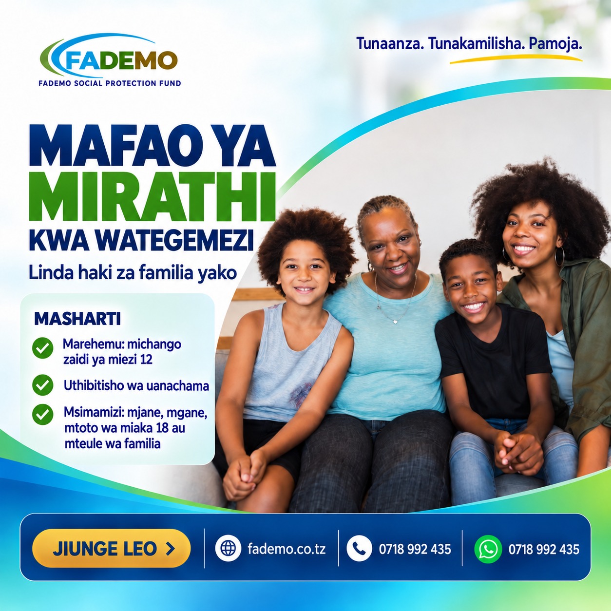 Mafao ya Mirathi kwa Wategemezi