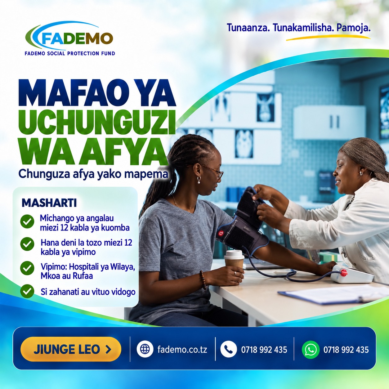 Mafao ya Uchunguzi wa Afya
